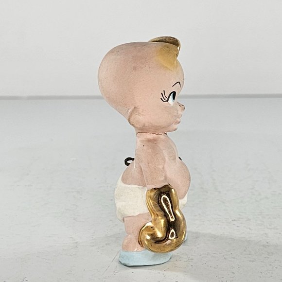 Freeman McFarlin Baby Boxing Gloves Figurine Diaper Pin *REPAIRED* - Picture 5 of 8